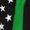 White, variant on Mens Swim Trunks Thin Green Line Flag Quick Dry Board Shorts with Compression Liner