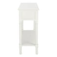 thumbnail image 4 of SAFAVIEH Allura Distressed White Wood Console Table with Drawer (35.5 in. W x 13 in. D x 29.5 in. H), 4 of 14