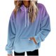 thumbnail image 2 of HongQid Fuzzy Hoodies for Women Pullover Sport Hoodie Cozy Oversized Pockets Hooded Sweatshirt Athletic Fleece Hoodies, 2 of 5