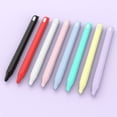 thumbnail image 2 of GOOHOCHY 2 accesorios de silicona con forma de cabeza de gato de dibujos animados, compatibles con Apple Pencil 2 (negro y blanco), 2 of 8