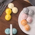 thumbnail image 5 of Qeeadeea/Cute Ceramic Chopstick Holders, Little Color Steamed Bun Chopstick Rests, Dinner Chopstick Stand For Home Decoration, Restaurant, Table Decoration-orange-5x2.5x1.6cm, 5 of 7