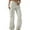 Beige, variant on Womens Cargo Pants Light Weight Pants for Women Loose Fit Utility Trousers Casual Streetwear Drawstring Pocket Pants