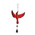 thumbnail image 5 of Campana de viento portátil con forma de pájaro cardenal, para exteriores, decoración para patio, terraza, jardín (rojo flotante), 5 of 5