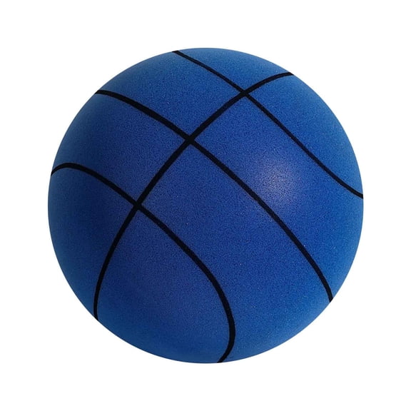 ADruer Silent Basketball, 2024 Upgraded Silent Foam Basketball Dribbling Indoor, Quiet Basketball, Soft Bouncy Low Noise Foam Basketball Easy to Grip for Training Ball (Blue, NO.3)