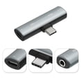 thumbnail image 2 of USB C to 3.5mm Headphone and 30W PD Fast Charging Adapter 2 in 1 Type C to 3.5mm Audio HiFi 32bit 384Khz, 2 of 4