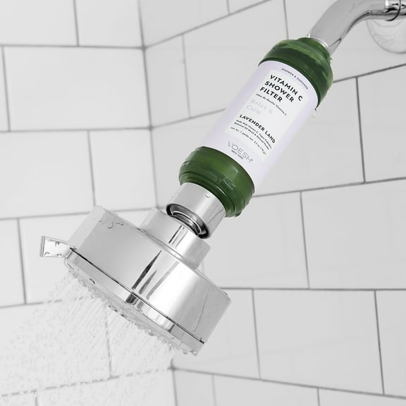 Voesh Vitamin C Shower Filter/Aromatherapy Shower Head Filter – Lavender Land