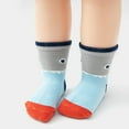 thumbnail image 3 of Baby Non Slip Grip Crew Socks 12 Pairs with Non Skid Soles for Infants Toddlers Kids Boys Girls, 3 of 8