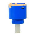 thumbnail image 3 of Ceramic Disc , Ceramic Disc  Mixer Tap Inner Control Faucet Valve Flat Foot Three hole Single sealed Valve Core, Towel Warmers, 3 of 8