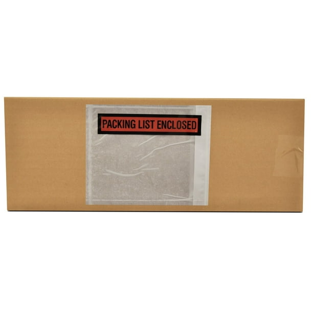 4.5" x 6" Packing List Enclosed Envelopes 1000Pack