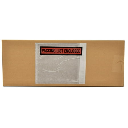 Full Face Packing List Envelopes - 1000 4.5