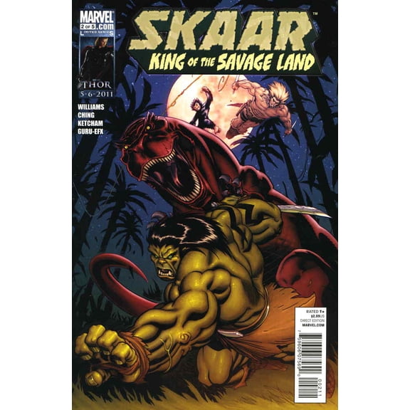 Skaar: King of the Savage Land #2 VF ; Marvel Comic Book