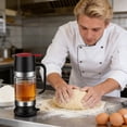 thumbnail image 5 of Honey Dispenser No with Base, Glass Honey Jar Pot with One-Press Mess-Free Pouring, Multi-Purpose Syrup Dispenser Honeys Container for Pancakes Coffee Tea Salad, 5 of 7