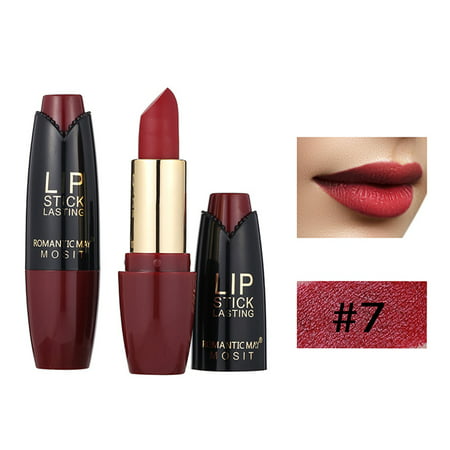 iLH Mallroom Romantic May Lipstick Waterproof Long Lasting Matte Lip Cosmetic Beauty (Best Long Lasting Matte Lipstick)