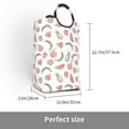 thumbnail image 3 of KLL Fruit Laundry Hamper,Large Canvas Fabric Lightweight Storage Basket Toy Organizer Dirty Clothes Collapsible Waterproof, 3 of 6