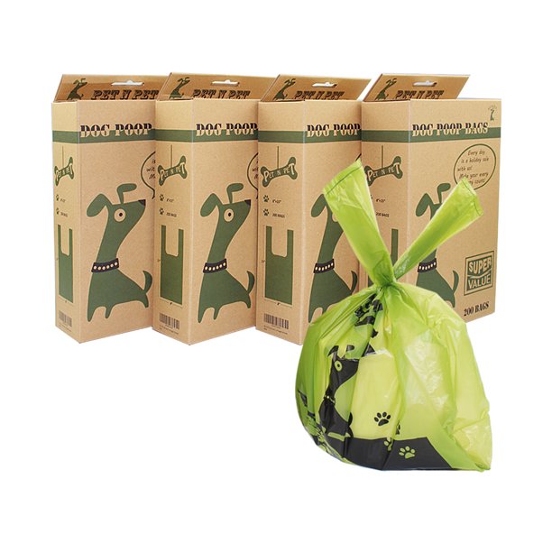 PET N PET Premium Pet Poop Bags 800 Counts Unscented Tie Handle Dog
