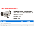 thumbnail image 2 of Rear Wheel Cylinder - Compatible with 2001 - 2005 Toyota RAV4 ACA2 1AZ-FE 2002 2003 2004, 2 of 2