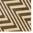 thumbnail image 6 of Linon Roma Zigzag Power Loomed Polypropylene 5'x7' Rug in Ivory, 6 of 6