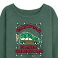 thumbnail image 3 of National Lampoon's Christmas Vacation - Griswold Family Holiday Lights - Women's Lightweight French Terry Long Sleeve Shirt, 3 of 5