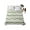 Green, variant on Navy Blue White California King Size Flat Sheet, Wrinkleproof & Fadeproof Cooling Flat Bed Sheet Only, Abstract Waves Water Ripple Striped Breathable Soft Bedding Top Sheets 108 x 98 Inches