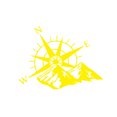 thumbnail image 1 of Mountain Compass Car sticker Mountain Navigation Decals, 1 of 7