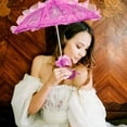 thumbnail image 1 of PENIKOKO 1Pack Small Lace Parasol with Metal Frame for Wedding and Photo Shoots, 1 of 7
