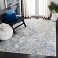 thumbnail image 2 of SAFAVIEH Moondust Hanna Abstract Polyester Area Rug, Grey/Blue, 2'6" x 4', 2 of 7