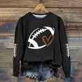 thumbnail image 4 of Dyfzdhu Sweatshirt For Women Funny Football Shirts For Football Mom Sweatshirt Crewneck Sweatshirt Hoodies, 4 of 4