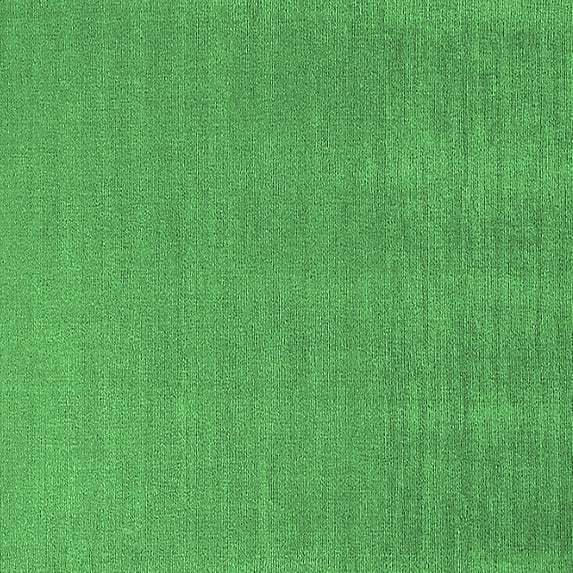 Ahgly Company Indoor Square Solid Emerald Green Modern Area Rugs, 5' Square