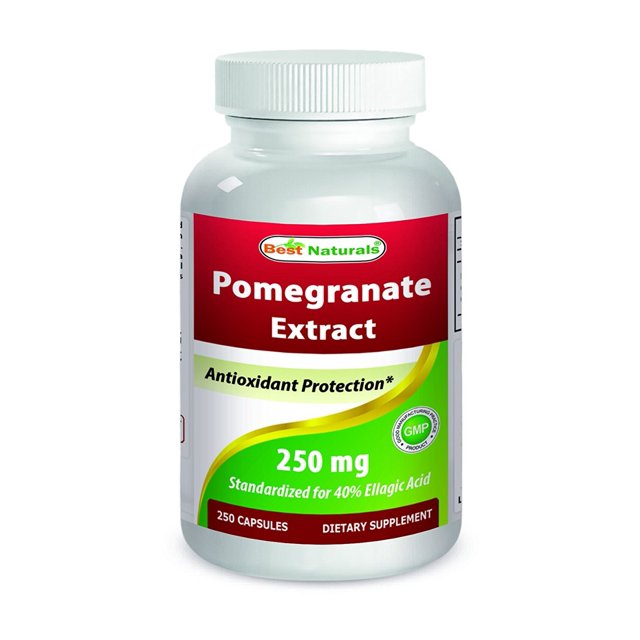 Best Naturals Pomegranate Extract 250 mg 250 Capsules