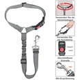 thumbnail image 4 of Ceinture de Sécurité pour Chien, Lot de 2 Ceinture de Sécurité pour Animal de Compagnie pour Voiture Appui-Tête Retenue Réglable Ceinture de Sécurité pour Chiot, 4 of 4
