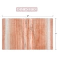 thumbnail image 3 of Home Weavers 100% Cotton Gradation Collection Bathroom Decore | Washable Rug | Bathroom Mat | Kitchen rug | Bathroom Rug Set | Bath Mat Set | Bath Floor Mat Non Slip, 21"x34", Coral, 3 of 6