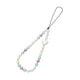 thumbnail image 2 of Correa de muñeca para teléfono con cuentas, elegante accesorio multifuncional, llavero moderno. Corazón, 2 of 9
