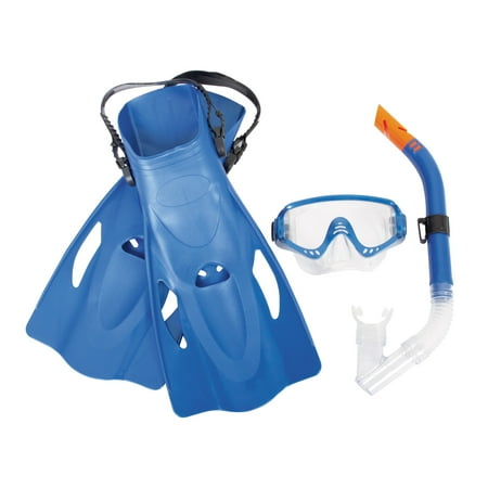 Bestway Meridian Snorkel Set, Blue (Best Way To Get Abs Female)
