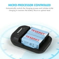thumbnail image 6 of Tenergy TN141 2-Bay 9V Smart Charger + 2 Pack 9V 250mAh NiMH Rechargeable Batteries, 6 of 7