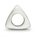 thumbnail image 2 of 925 Sterling Silver Polished Oxidized Reflections Letter Name Personalized Monogram Initial D Triangle Block Bead Charm, 2 of 4