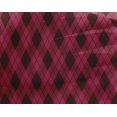 thumbnail image 4 of oneOone Georgette Viscose Maroon Fabric Argyle Check Sewing Craft Projects Fabric Prints By Yard 42 Inches Wide, 4 of 4