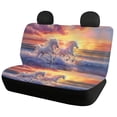 thumbnail image 2 of Pzuqiu White Horse Pattern Car Seat Covers Easy to Install, Full Set, Suitable for Vehicle Seats, Fit for Cars, 2 of 10