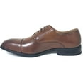 thumbnail image 4 of Men's Dress Shoes Oxfords Cap-Toe Lace Up Leather Lined Derby Wingtip Casual, 4 of 5