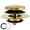 F, variant on Spring Activated Bathtubs Plug Metal Tip Toe Tub Stoppers Noise Reductions Drainages Accessory for Household Use