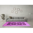 thumbnail image 3 of Ahgly Company Indoor Rectangle Oriental Purple Traditional Area Rugs, 7' x 10', 3 of 4