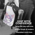 thumbnail image 6 of Kuromi Scream Lunch Bag, Insulated Lunch Box, Reusable With Side Pockets For Work, School, Picnic, Hiking, Traveling, 6 of 8