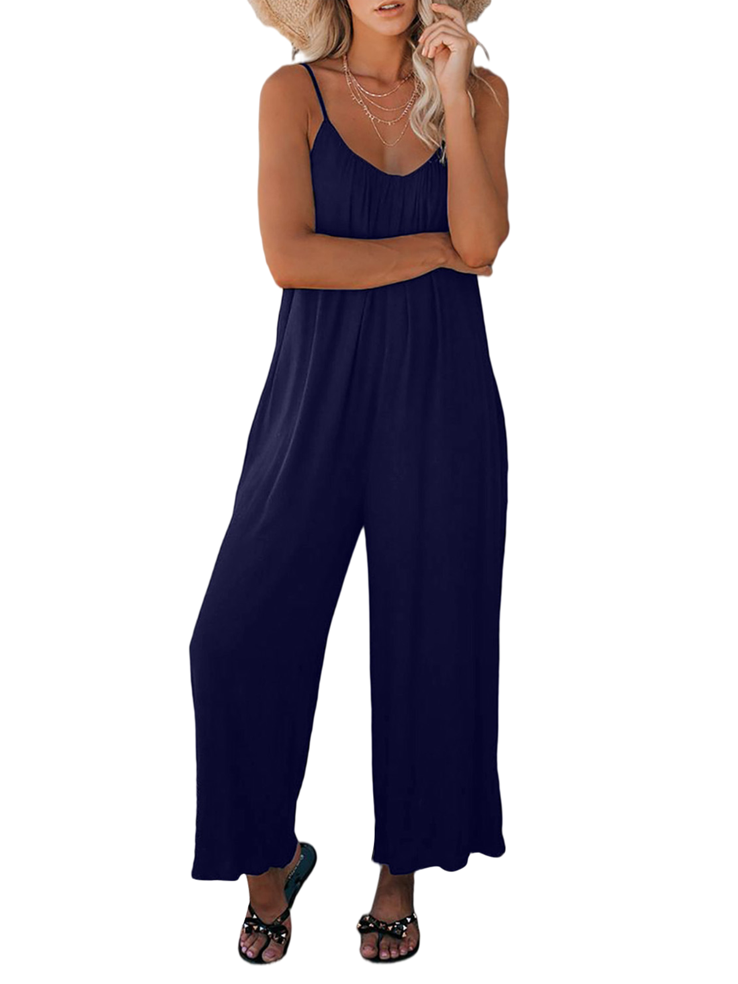 Sexy Dance Loose Fit Jumpsuits 