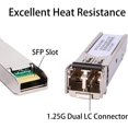 thumbnail image 4 of 4 Pack 1.25G 850nm Multimode SFP LC Module Fibre 550 Mètres 1000Base-SX LC MMF pour Cisco, 4 of 5