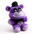thumbnail image 6 of Purple Freddy Bear Plush - 8" FNAF Plush Stuffed Animal Doll Toy for Boy Girl, 6 of 7