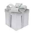 thumbnail image 1 of Panxico Desktop Ornament Home Decor Christmas Decorations Gift Box Packaging Box Christmas Gift Bag Christmas Tree Decoration Scene Layout Ornaments Silver 1, 1 of 4