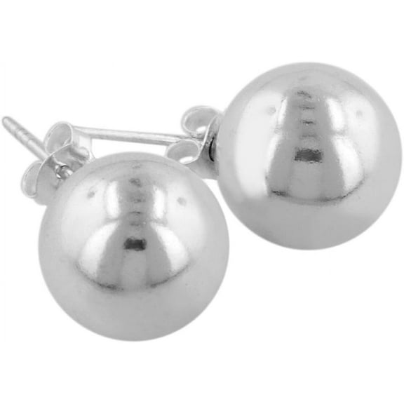Sterling Silver 12mm Ball Stud Earrings