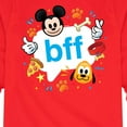 thumbnail image 3 of Disney Emoji - Mickey & Pluto BFF Design - Toddler And Youth Long Sleeve Graphic T-Shirt, 3 of 5