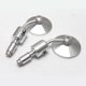 thumbnail image 2 of Paquete de 2 espejos de motocicleta Kits de herramientas duraderos Universal 360 ° Rotación corrosión resistente a la resistencia a mano accesorios de ciclomotor plateado Vogacara VI002054-02B, 2 of 7