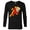 Black, variant on Disney Pixar Incredibles Dash Parr Running T-Shirt - Long Sleeve T-Shirt for Men - Customized-Black