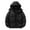 Black, variant on Men'S Winter Padded Coat Solid Color Plus Size Thick Loose Coat Men'S Parkas